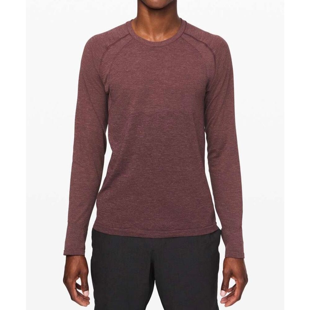 Lululemon Metal Vent Tech Long Sleeve 2.0 in Red Dust Arctic Plum Size Medium